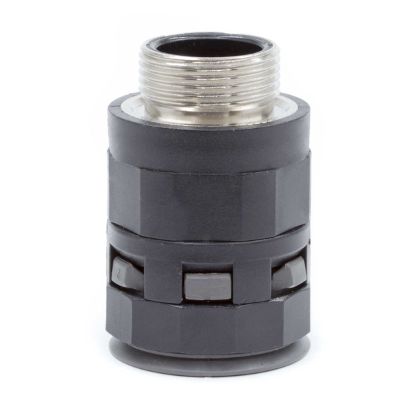 Купить DKC Муфта труба-коробка с металлической резьбой DN 12 мм, М20х1,5, полиамид, цвет черный
