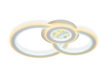 Ambrella Потолочный светодиодный светильник с пультом FA861 WH белый 71W 580*430*120 (ПДУ РАДИО 2.4)