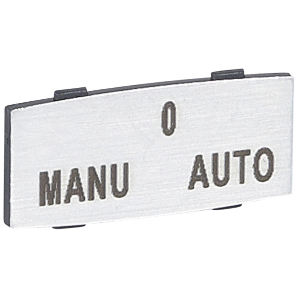 Legrand Osmoz вставк. узкая алюм. "MANU-O-AUTO" надпись 024344