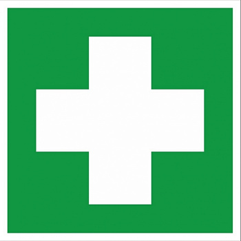 EKF PROxima Наклейка "Аптечка первой медицинской помощи" EC01 (200х200мм.)