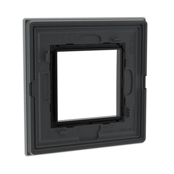 Купить DKC Рамка из натурального стекла, "Avanti", черная, 1 пост (2 мод.)