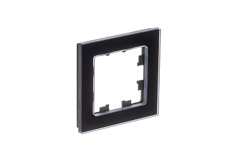 Systeme Electric AtlasDesign Nature Натуральное стекло Черный Рамка 1-ая