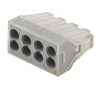 ЭРА NO-222-22 Клемма СМК, серия 108, 8 отверстий, 1.0-2.5мм2 (упак. 50 шт.)