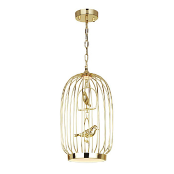 Favourite Chick Золото/Белая Люстра 1*LED*12W+1 LED*5W, 3500K-4000K 1928-2P