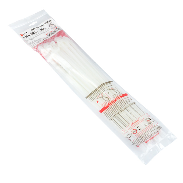 Купить EKF PROxima Хомут P6.6 стандартный (б), 4.8x250 (100шт) FlexLock