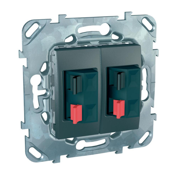 Купить SE Unica Top Графит Аудиорозетка 2-ая MGU5.8787.12ZD