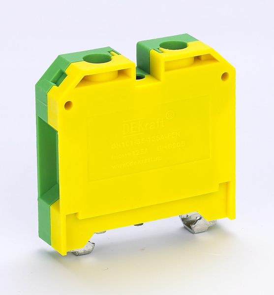 Купить Dekraft Зажим наборный заземляющий 125A 35мм2 ЗН-101