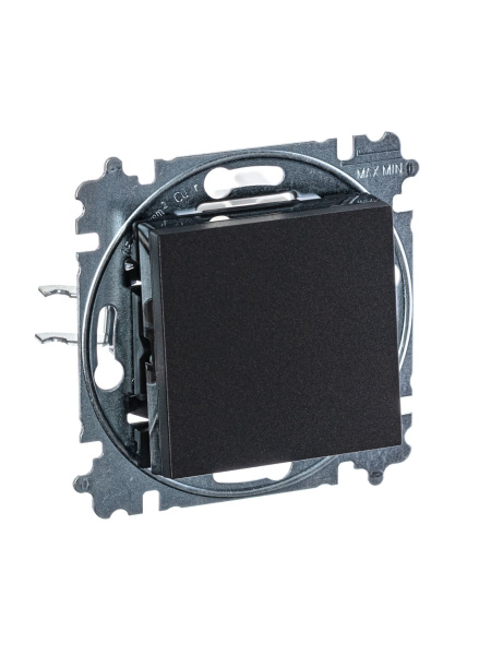 Купить ABB EPJ Levit антрацит / дымчатый чёрный Выключатель 1-клавишный 2CHH590145A6063