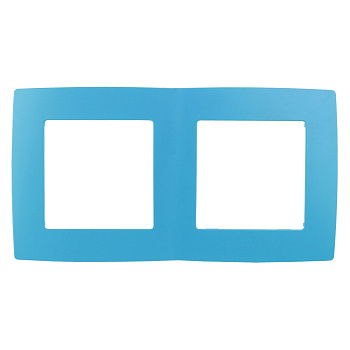 ЭРА 12-5002-28 Голубой Рамка на 2 поста, 12