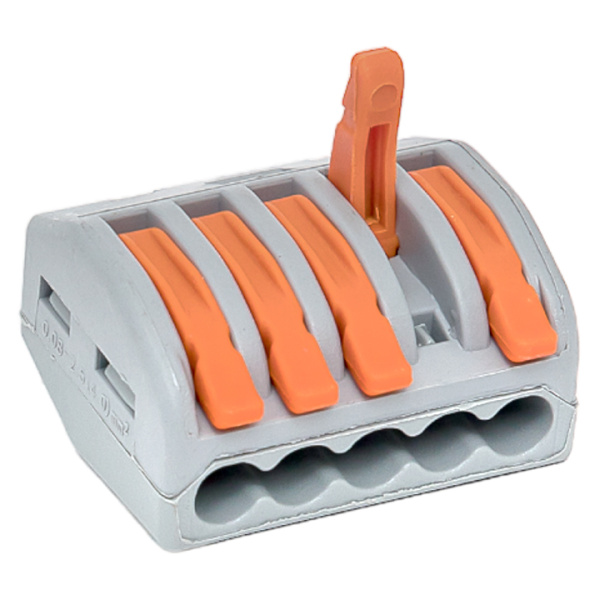 Купить EKF Клемма СМК 222-415 с рычагом 5 отверстий блистер PROxima