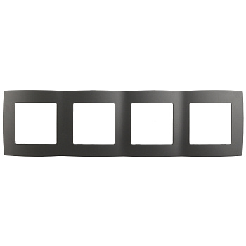 ЭРА 12-5004-12 Графит Рамка на 4 поста, 12