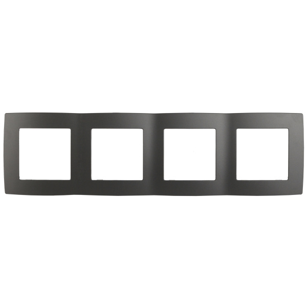 ЭРА 12-5004-12 Графит Рамка на 4 поста, 12
