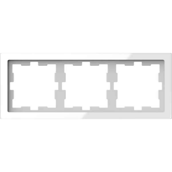 SE Merten D-Life Белый Кристалл Рамка 3-ая MTN4030-6520