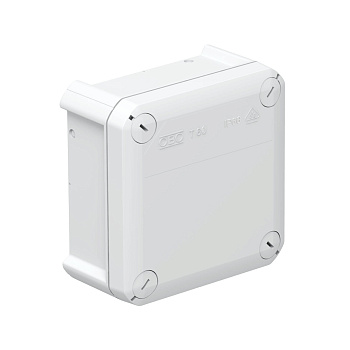 OBO Bettermann Распределительная коробка T60, 114x114x57 мм, сплошная стенка 2007239