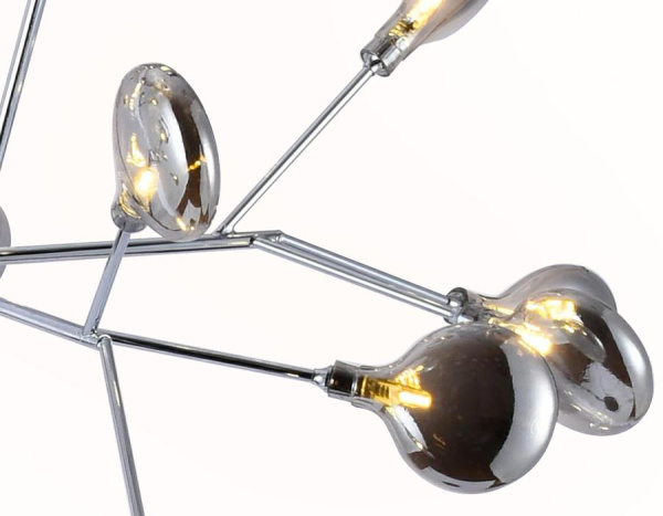 Купить Ambrella Напольный телескопический светильник со сменной лампой TR3030/27 BK/SM черный/дымчатый G4/27 max 20W D840*1700 (лампы LED G4 1.5W 4200K в ком