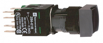 SE Кнопка 16мм, с возвратом, синяя (XB6CA25B)