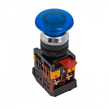 EKF PROxima Кнопка AELA-22 синяя с подсветкой NO+NC 24В