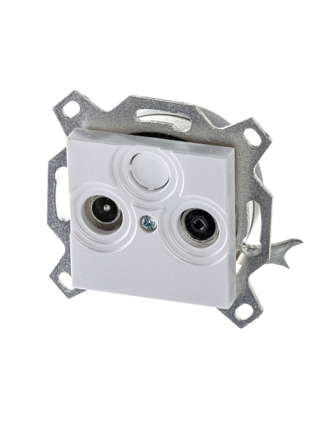 ABB EPJ Levit жемчуг / ледяной Розетка TV-R, проходная, 7дБ, жемчуг 2CHH083607A6068