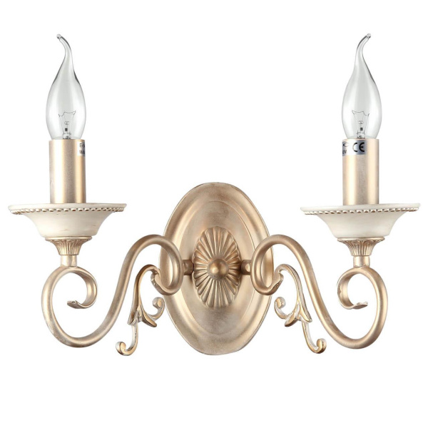 Maytoni Elegant Perla Кремовый с Золотом Бра 2xE14 60W ARM337-02-R