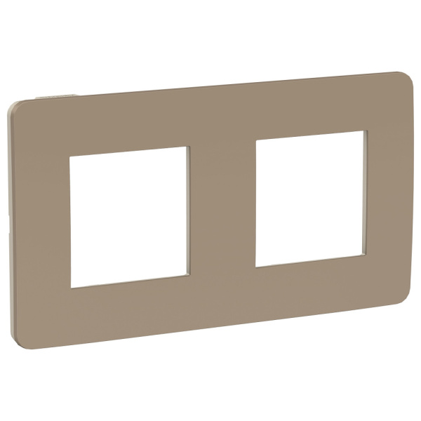 SE Unica Studio Песочная/Бежевая Рамка 2-ная NU280427