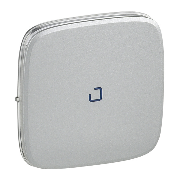 Legrand Valena ALLURE Алюм Клавиша 1-ая выключателя перекрестного с подсветкой/индикацией 755277