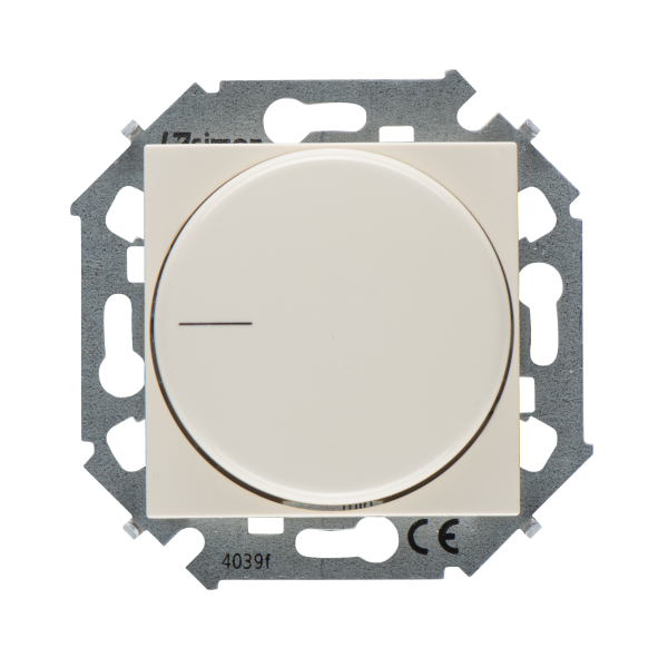 Купить Simon 15 Бежевый Светорегулятор поворотный для светодиодных регулируемых ламп 230В,5-215Вт 1591796-031