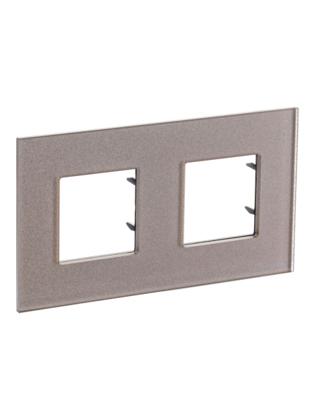 Купить ABB NIE Zenit Стекло Брызги шампанского Рамка 2-я 2+2 мод 2CLA227200N3901