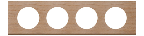 Купить Legrand Celiane2 Беленый дуб Рамка 4-ая (2+2+2+2 мод) 069054