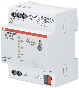 ABB KNX SV/S 30.640.5.1 Источник питания 640мА, диагностика шины, MDRC 2CDG110146R0011