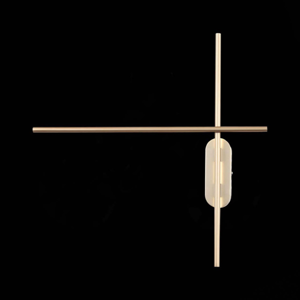 Купить ST Luce SL394.201.02 Светильник настенный Матовое золото/Белый LED 2*10W 4000K