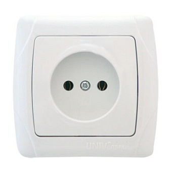 UNIVersal "Маргарита" Розетка Бел б/з М0022