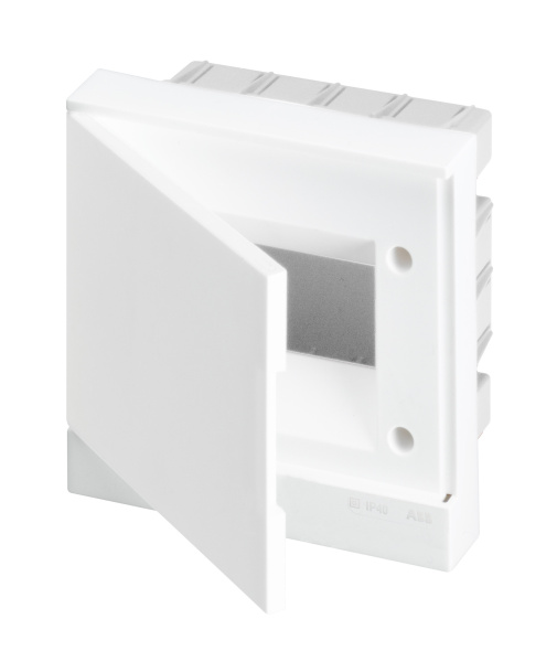 ABB Basic E Бокс в нишу 6М белая непрозрачная дверь (c клеммами) 1SZR004002A1102