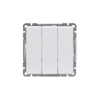 ABB Выключатель 3-клавишный Impressivo, белый 2TKA00000410