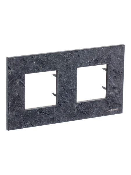 Купить ABB NIE Zenit Сланец Рамка 2-я 2+2 мод 2CLA227200N2201