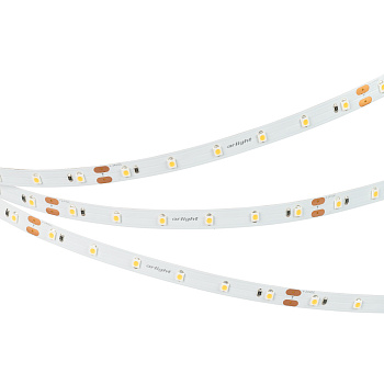 Arlight Светодиодная лента NT-A60-8mm 24V Warm3000 (4.8 W/m, IP20, 3528, 5m) (Открытый) 033521