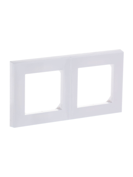 Купить ABB EPJ Levit белый / белый Рамка 2 поста 2CHH015020A6003