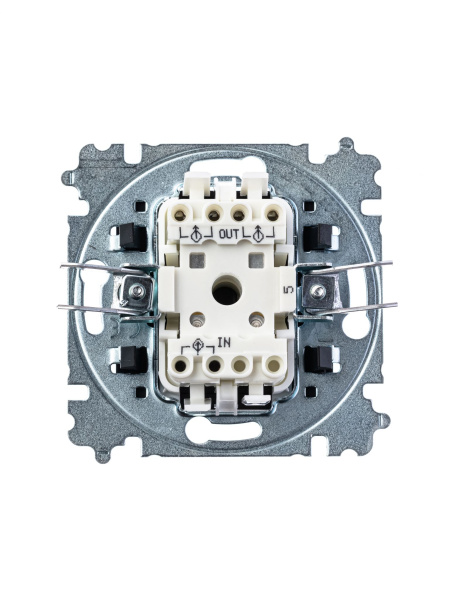 Купить ABB EPJ Levit кофе макиато / белый Выключатель 1-клавишный 2CHH590145A6018