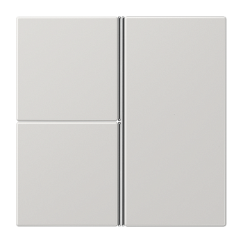 JUNG Набор клавиш для сенсорного модуля KNX, тройной, светло-серый LS403TSALG