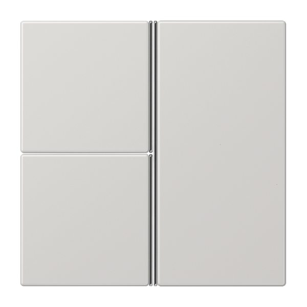 JUNG Набор клавиш для сенсорного модуля KNX, тройной, светло-серый LS403TSALG