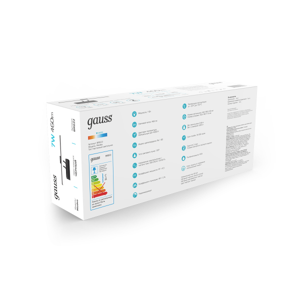 Купить Gauss Настенный светодиодный светильник Medea BR022 7W 460lm 200-240V 440mm LED 1/20