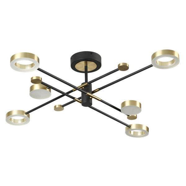 Odeon Light 4321/55CL MIDCENT ODL22 121 металл/черный с бронзой Потолочный светильник IP20 LED 55W DENZEL