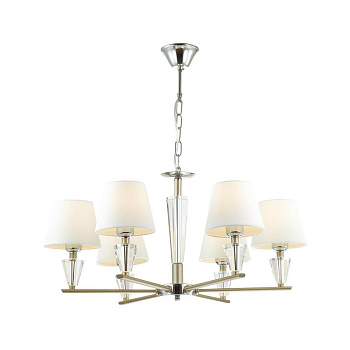 Lumion 3733/6 LN19 244 хром, матовое золото Люстра E27 6*60W 220V LORAINE