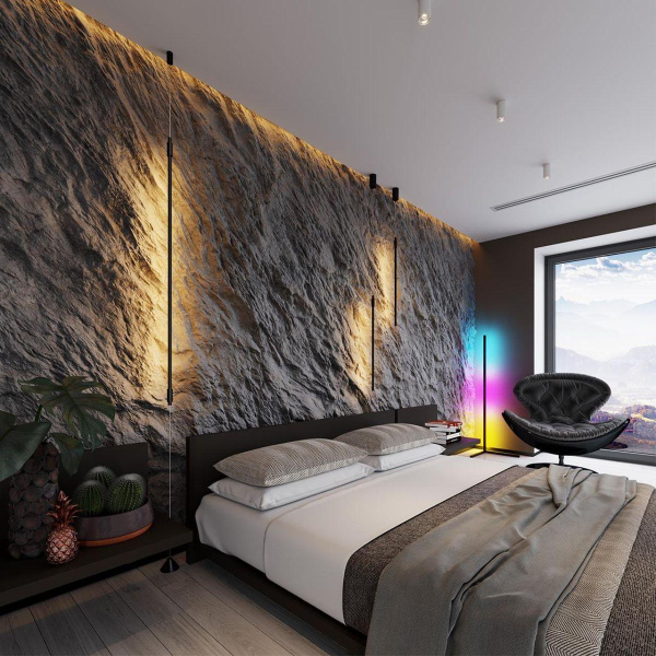 Купить Odeon Light 4335/18FL HIGHTECH ODL22 78 черный Напольный светильник IP20 LED 18W 1800Лм 3000K FILLINI