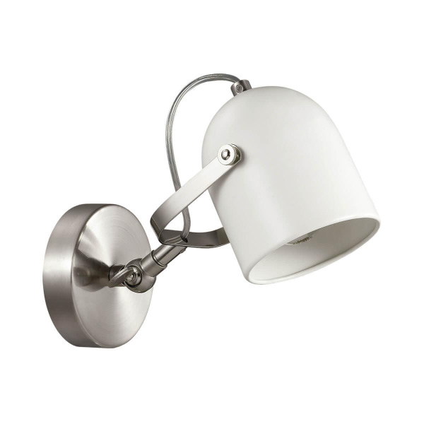 Lumion 3592/1W LN18 119 белый с матовым никелем Бра E27 60W 220V ARUDIS Купить Lumion 3592/1W LN18 119 белый с матовым никелем Бра E27 60W 220V ARUDIS