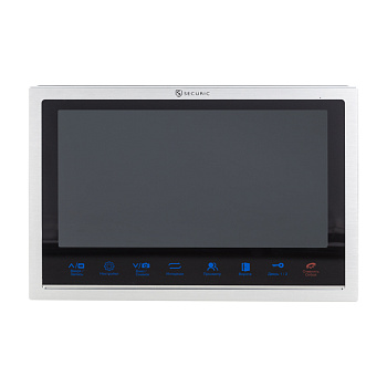 Цветной монитор видеодомофона 10,1" формата AHD, с сенсорным управлением, детектором движения, функцией фото- и видеозаписи (модель AC-339) Rexant 45-0339