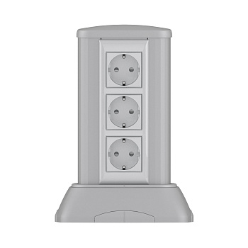 DKC Миниколонна алюминиевая, 0.25м, цвет темно-серебристый металлик