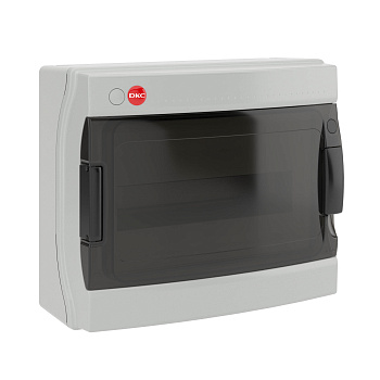 DKC Щиток настен. с дверцей 12 мод., IP65, серый 85612