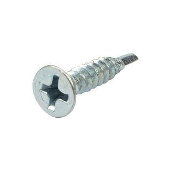 Kranz Саморез оконный сверло, 3.9х19, белый цинк, короб (500 шт./уп.) KR-01-3722-0010