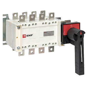 EKF Рубильник-переключатель 160A 4P c рукояткой управления для прямой установки PowerSwitch