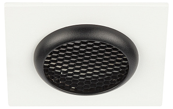 Встраиваемый светильник алюминиевый ЭРА KL110 WH/BK MR16 GU5.3 белый/черный матовый